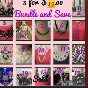 💥pick up 3 pcs. On this slot jewelries Bundle and Save)You only pay $15.00
